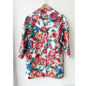 Trelise Cooper White Floral Button Down Jacket